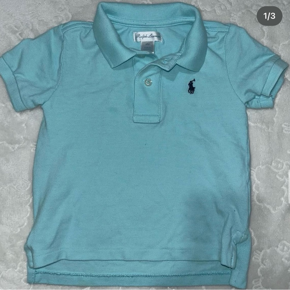 Vintage Ralph Lauren boy collard shirt